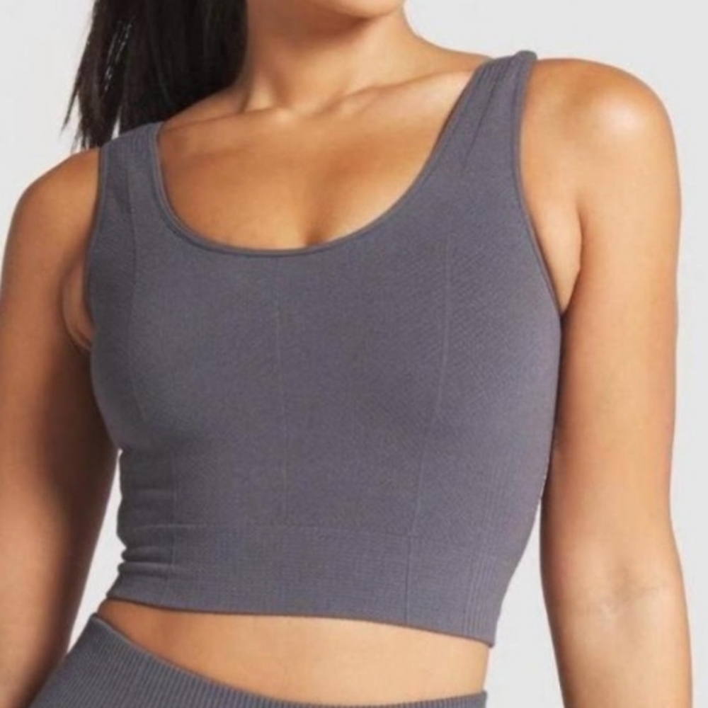Sz Small Gray Gymshark Crop Top